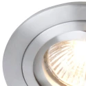 Steinhauer Lumière encastrée PÉLITE SPOT rond, pivotant GU10 IP20, acier brossé gradable