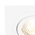 Lumière encastrée PÉLITE SPOT pivotant, carré GU10 IP20