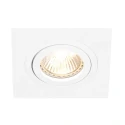 Lumière encastrée PÉLITE SPOT pivotant, carré GU10 IP20