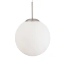 Steinhauer Luminaire à suspension BOLLIQUE 5 flammes, langue E27 IP20, acier brossé gradable