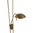 Mexlite Lampadaire BIRON à 2 flammes IP20, bronze, blanche gradable