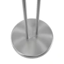 Mexlite Lampadaire BIRON avec interrupteur, avec bras flexible, avec spot LED IP20, acier brossé gradable