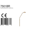 Mexlite Lampadaire BIRON à 1 flamme IP20, bronze, blanche gradable