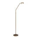 Mexlite Lampadaire BIRON à 1 flamme IP20, bronze, blanche gradable