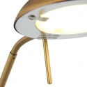 Mexlite Lampadaire BIRON à 1 flamme IP20, bronze, blanche gradable