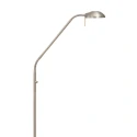 Mexlite Lampadaire BIRON avec bras flexible, avec variateur tactile IP20, acier brossé gradable