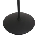 Mexlite floor lamp BIRON with switch, with flex arm IP20, black matt dimmable