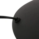 Mexlite floor lamp BIRON with switch, with flex arm IP20, black matt dimmable