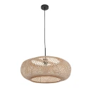 Steinhauer pendant luminaire SPARKLED LIGHT - IKARO 1 flame, round E27 IP20, beech, natural colour dimmable