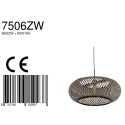 Steinhauer pendant luminaire SPARKLED LIGHT - IKARO 1 flame, round E27 IP20, beech, natural colour dimmable