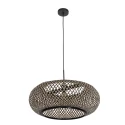 Steinhauer pendant luminaire SPARKLED LIGHT - IKARO 1 flame, round E27 IP20, beech, natural colour dimmable