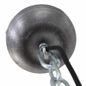 Steinhauer Luminaire à suspension BIKKEL - Ø 42CM à 1 flamme, médium E27 IP20, gris béton gradable