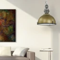 Steinhauer pendant luminaire BIKKEL - Ø 42CM 1 flame, medium E27 IP20, green dimmable