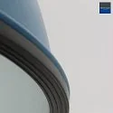 Steinhauer pendant luminaire BIKKEL - Ø 42CM 1 flame, medium E27 IP20, drak blue dimmable