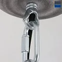 Steinhauer pendant luminaire BIKKEL - Ø 42CM 1 flame, medium E27 IP20, drak blue dimmable