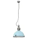 Steinhauer pendant luminaire BIKKEL - Ø 42CM 1 flame, medium E27 IP20, drak blue dimmable