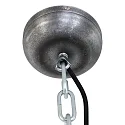 Steinhauer pendant luminaire BIKKEL - Ø 42CM 1 flame, medium E27 IP20, drak blue dimmable