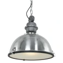 Steinhauer Luminaire à suspension BIKKEL - Ø 42CM à 1 flamme, médium E27 IP20, brillant, acier gradable