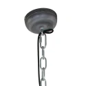Steinhauer Luminaire à suspension BIKKEL - Ø 42CM à 1 flamme, médium E27 IP20, brillant, acier gradable
