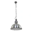 Steinhauer Luminaire à suspension BIKKEL - Ø 42CM à 1 flamme, médium E27 IP20, brillant, acier gradable