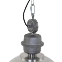 Steinhauer Luminaire à suspension BIKKEL - Ø 42CM à 1 flamme, médium E27 IP20, brillant, acier gradable