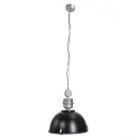 pendant luminaire BIKKEL - Ø 42CM 1 flame, medium E27 IP20, black matt dimmable