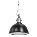 Steinhauer pendant luminaire BIKKEL - Ø 42CM 1 flame, medium E27 IP20, black matt dimmable