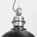 Steinhauer pendant luminaire BIKKEL - Ø 42CM 1 flame, medium E27 IP20, black matt dimmable