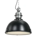 Steinhauer pendant luminaire BIKKEL - Ø 42CM 1 flame, medium E27 IP20, black matt dimmable
