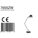 Mexlite Mexlite Table lamp DAVIN, 1 flame, reflector, black