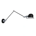 Mexlite Wall luminaire DAVIN, 1 flame, reflector, black