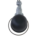 Mexlite Mexlite Wall luminaire DAVIN, 1 flame, reflector, black