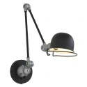 Mexlite Mexlite Wall luminaire DAVIN, 1 flame, reflector, black