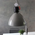 AN Pendant luminaire FRISK, 1 flame, metal, green