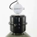 anne light & home Luminaire à suspension FRISK à 1 flamme, rond E27 IP20, olive verte gradable