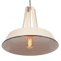 Mexlite pendant luminaire EDEN 1 flame E27 IP20, creme dimmable