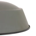 Mexlite Luminaire à suspension EDEN Bas, à 1 flamme, rond E27 IP20, scintillant, gris gradable