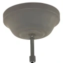 Mexlite Luminaire à suspension EDEN Bas, à 1 flamme, rond E27 IP20, scintillant, gris gradable