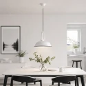 Mexlite Mexlite Pendant luminaire EDEN, 1 flame, 42cm, white
