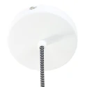 Mexlite Luminaire à suspension BJORR - Ø 33CM à 1 flamme, petit, haut E27 IP20, blanc mat gradable