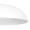 Mexlite Luminaire à suspension BJORR - Ø 45CM à 1 flamme, grand, plat E27 IP20, blanc mat gradable