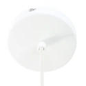 Mexlite Luminaire à suspension BJORR - Ø 45CM à 1 flamme, grand, plat E27 IP20, blanc mat gradable