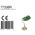 Mexlite Mexlite Table lamp BELANA, 1 flame, bronze