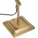 table lamp ANCILLA long, adjustable, with pull switch chain E27 IP20, brushed bronze 