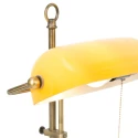table lamp ANCILLA long, adjustable, with pull switch chain E27 IP20, brushed bronze 