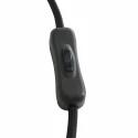 Steinhauer wall luminaire YORKSHIRE 1 flame, with switch, with plug, adjustable E27 IP20, black matt 