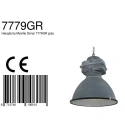 Mexlite Mexlite Pendant luminaire DENSI, 1 flame, grey