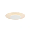 Steinhauer Luminaire de plafond LIDO petit, rond, indirect, perforé IP20, blanc mat gradable