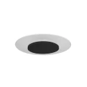 ceiling luminaire LIDO small, round, indirect, perforated IP20, black matt dimmable