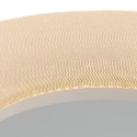 Luminaire de plafond LIDO rond, médium, indirect, perforé IP20, noir mat gradable